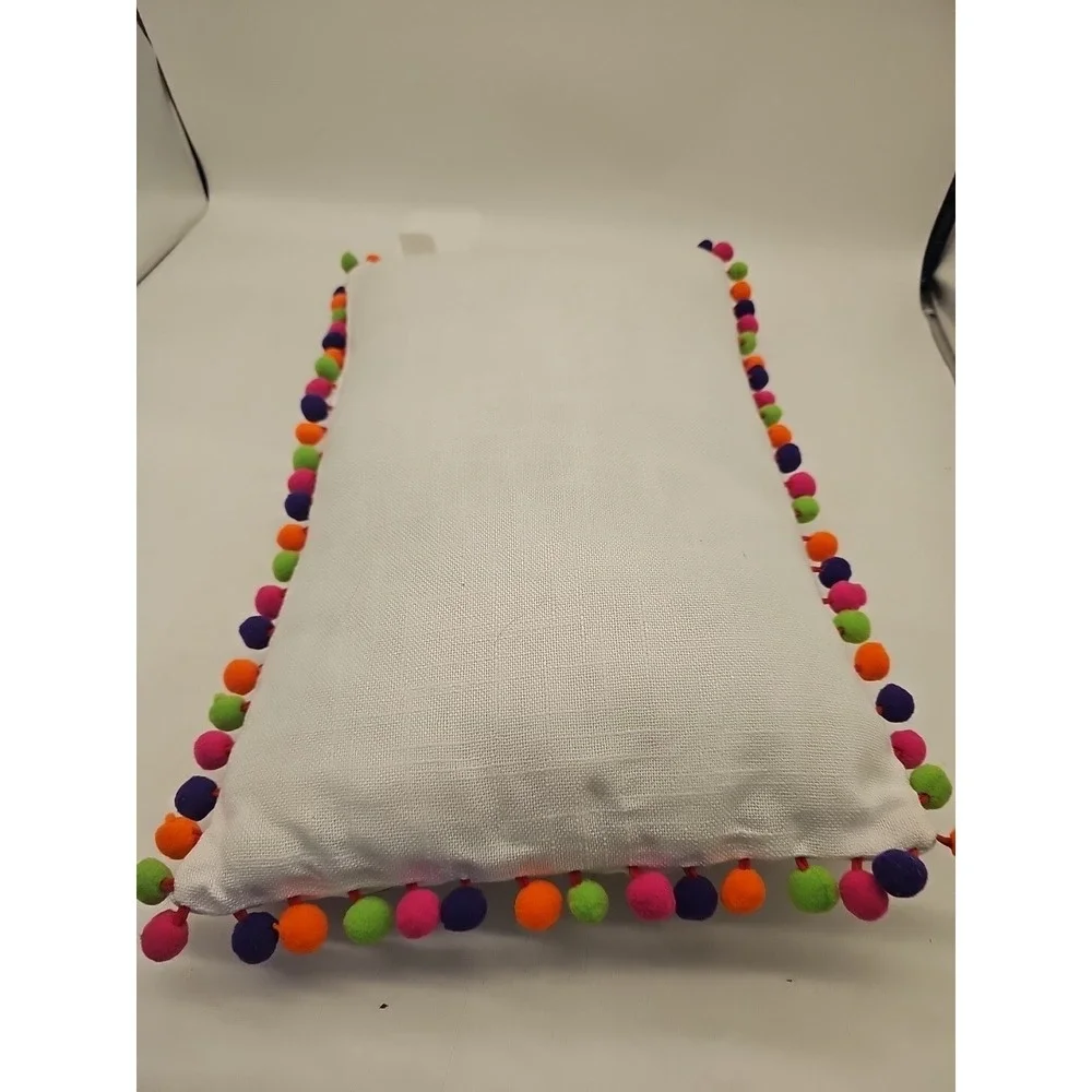 Day Of The Dead Poly Filled Pillow Sugar Skulls. Rectangular Long‎ Smoke Free Ho